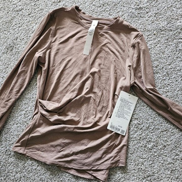 Light Smooth Cover Wrap-Front Long-Sleeve Shirt - Picture 6 of 8